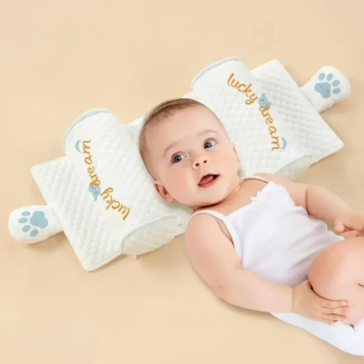 Baby Head Support Pillow - Natural Millet