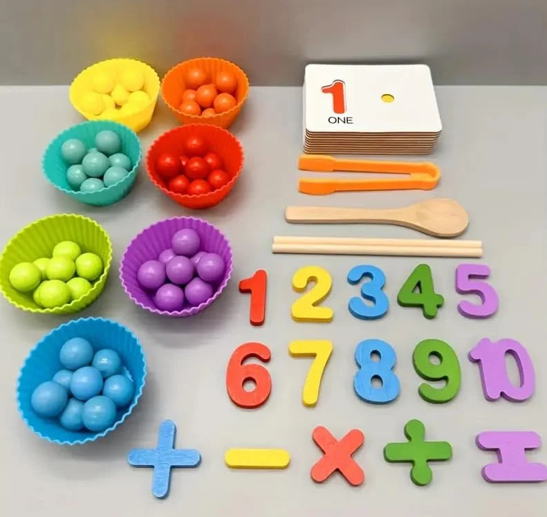 Montessori Wooden Math Learning Set