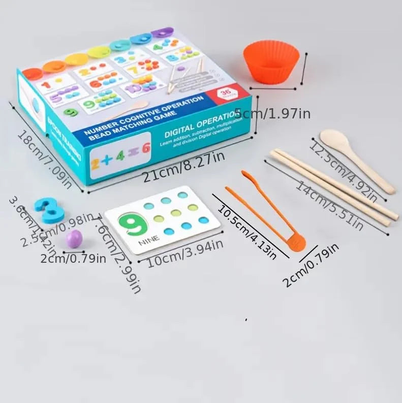Montessori Wooden Math Learning Set