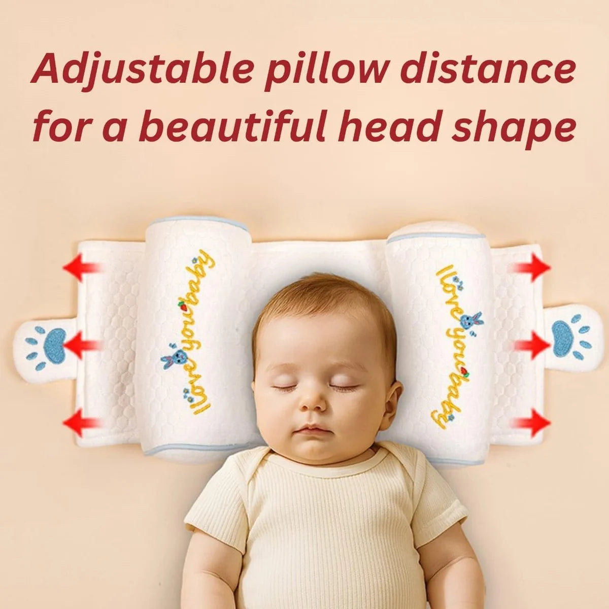 Baby Head Support Pillow - Natural Millet
