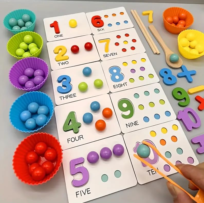 Montessori Wooden Math Learning Set