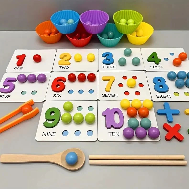 Montessori Wooden Math Learning Set