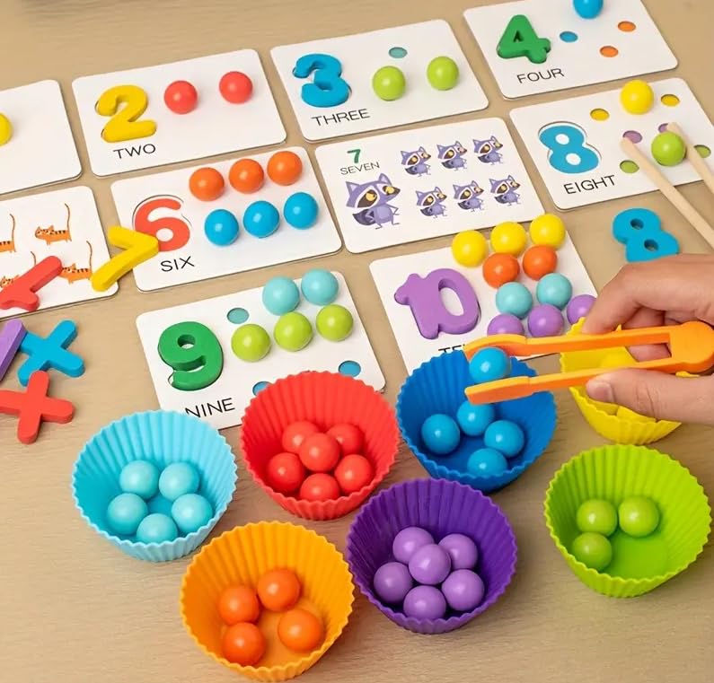 Montessori Wooden Math Learning Set