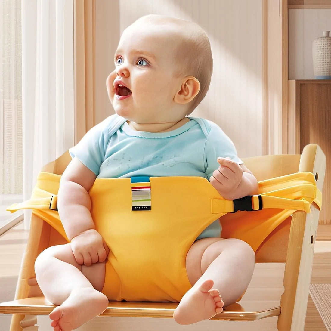 Portable Baby High Chair Safety Harness