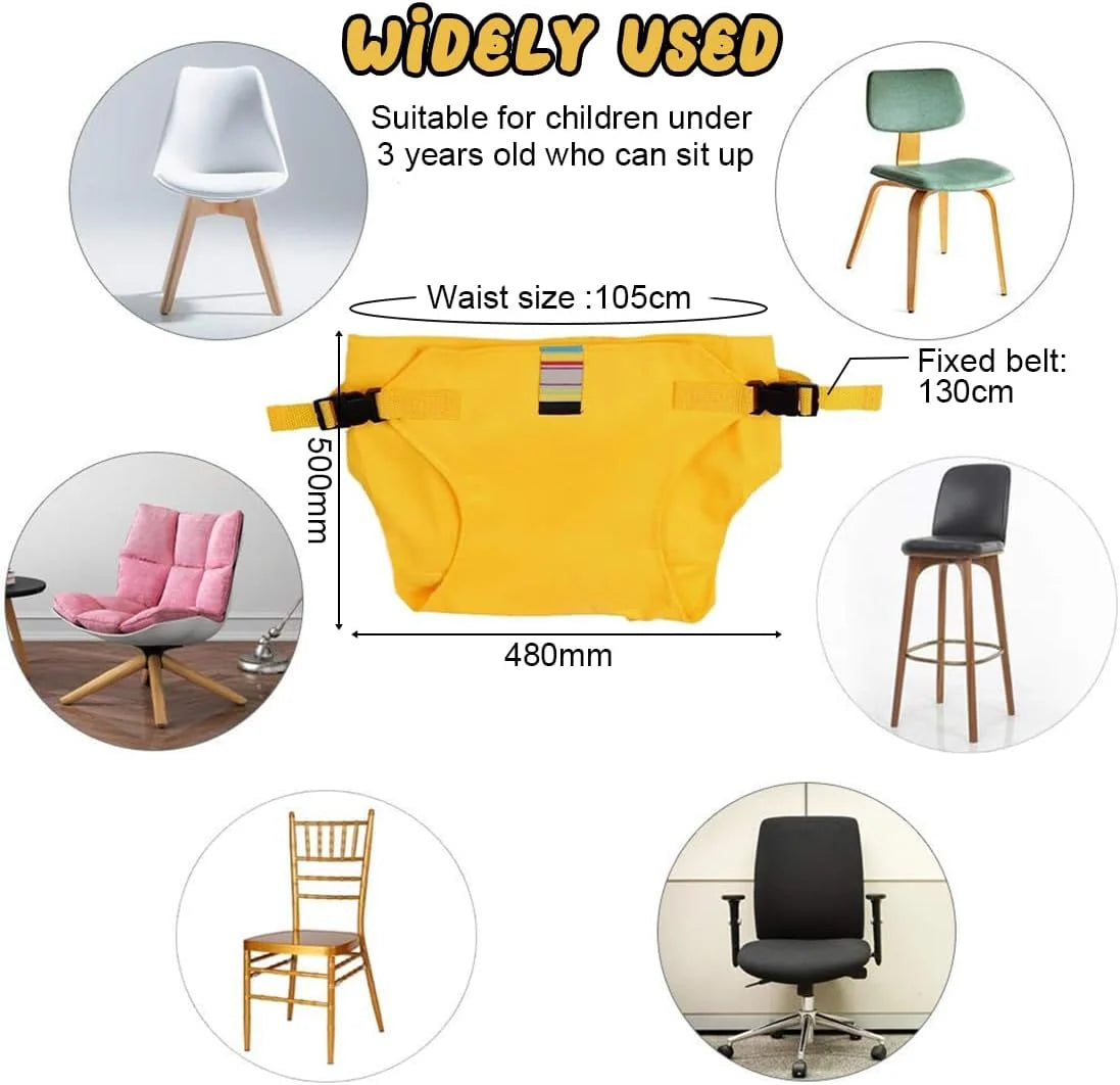 Portable Baby High Chair Safety Harness