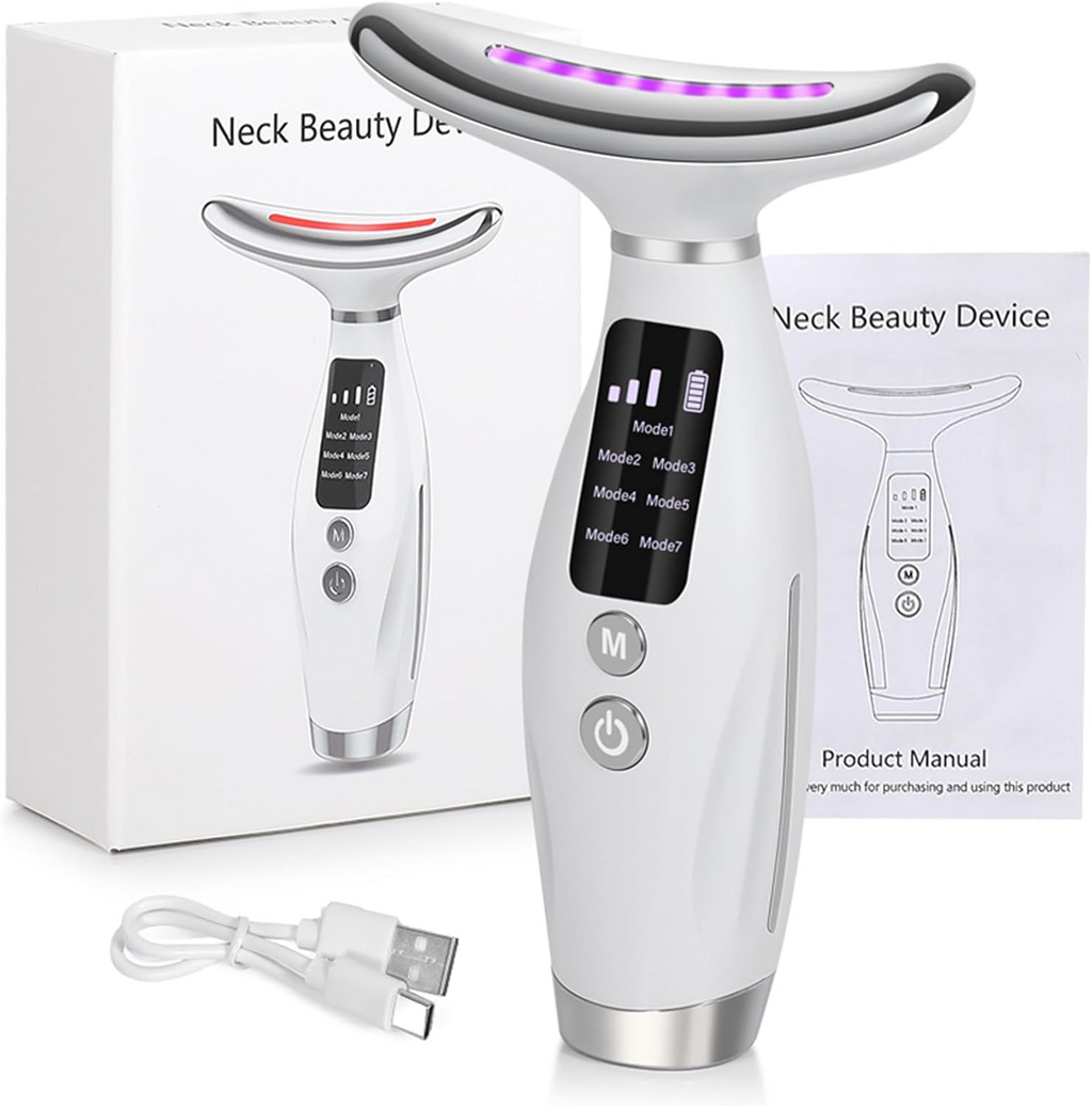 7-in-1 EMS Facial & Neck Massager