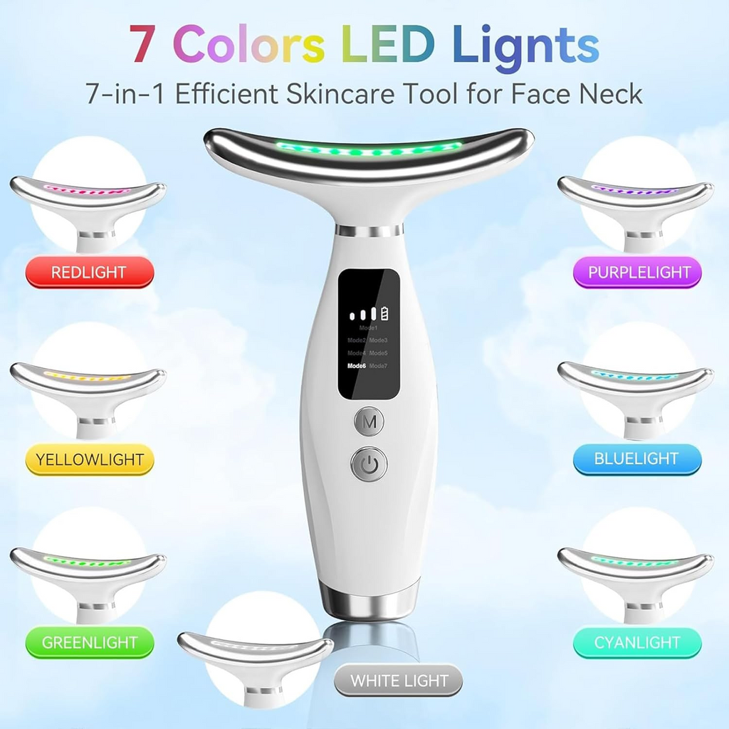 7-in-1 EMS Facial & Neck Massager