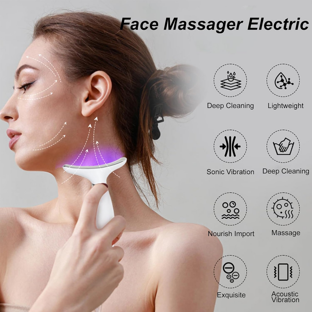 7-in-1 EMS Facial & Neck Massager