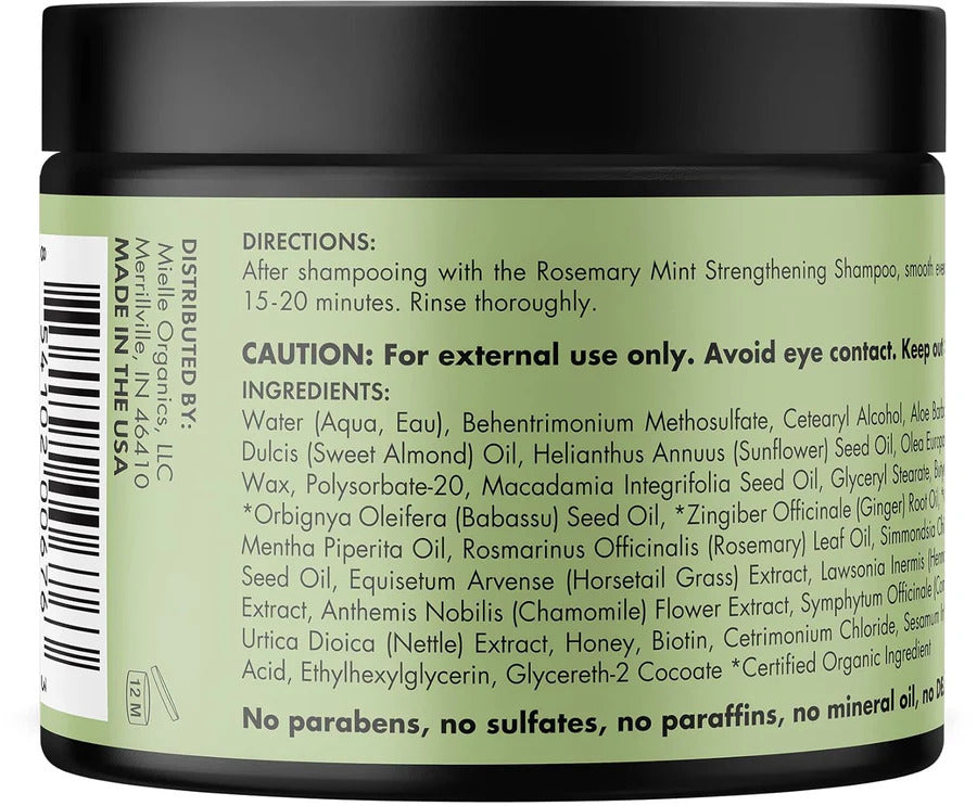 Mielle Organics Strengthening Hair Masque (340ml)