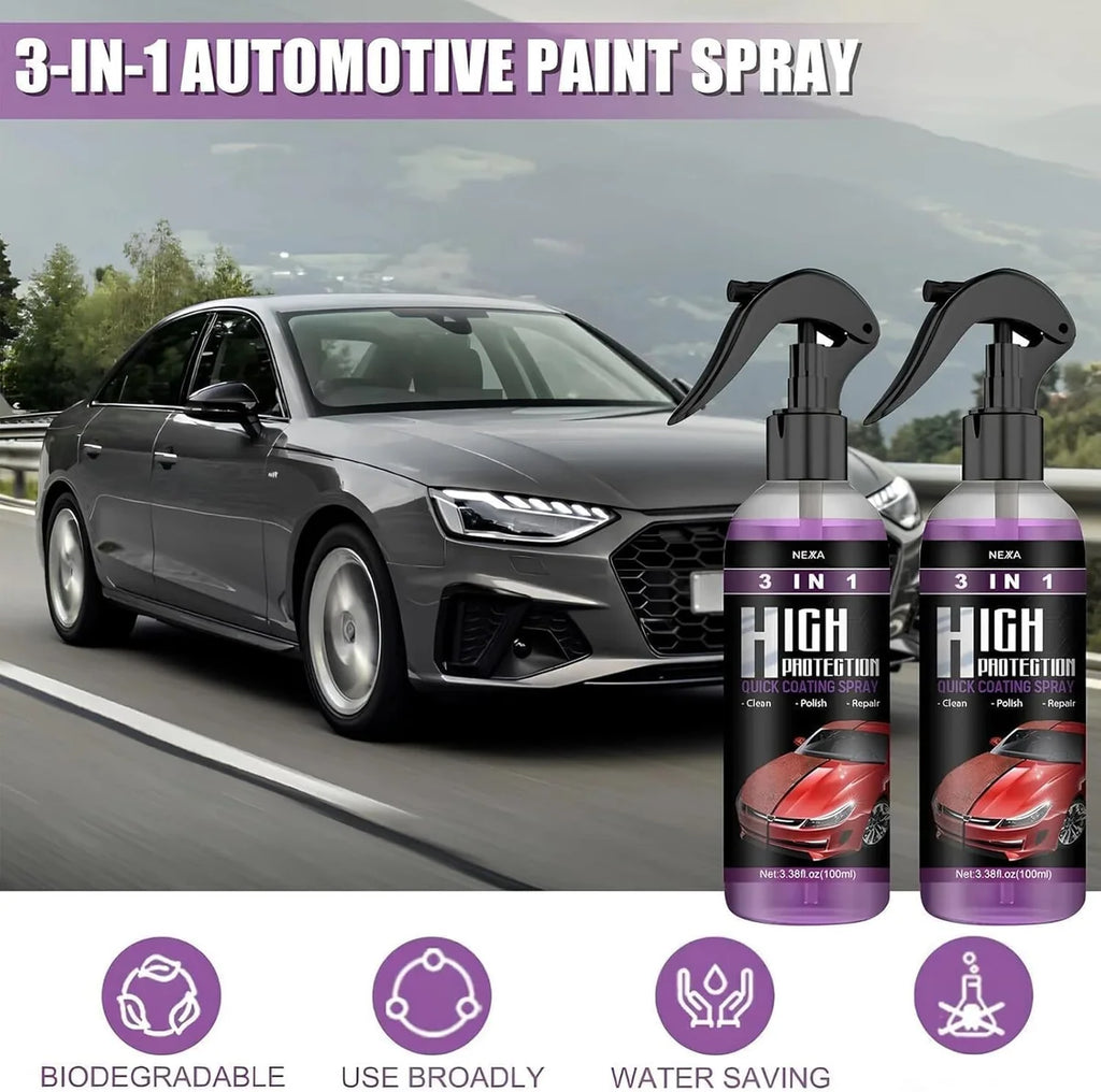 Rayhong 3-in-1 Car Coating Kit (100ml)