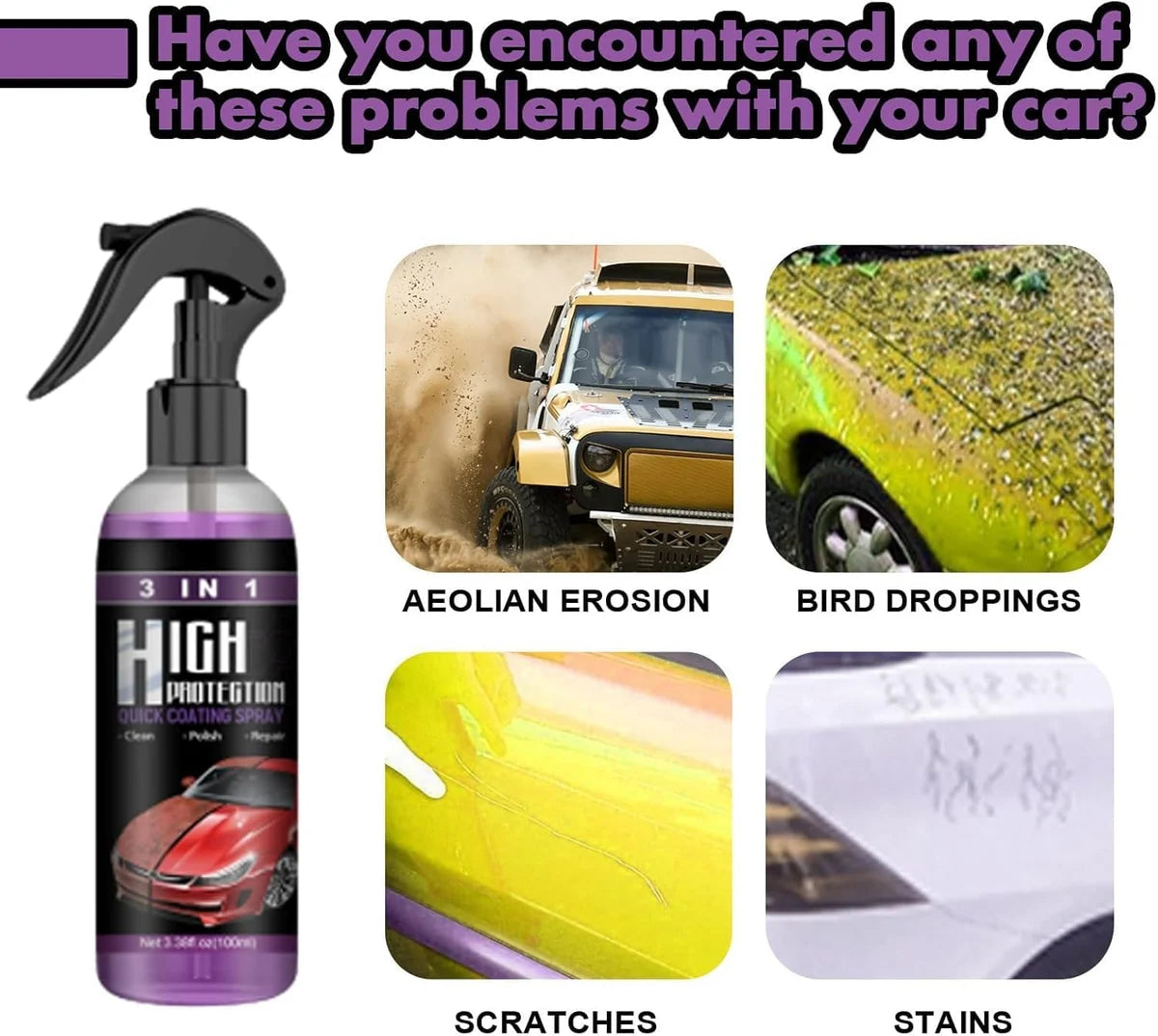 Rayhong 3-in-1 Car Coating Kit (100ml)