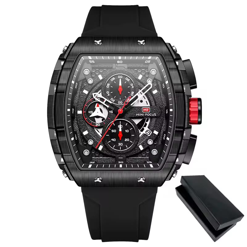 Mini Focus Chronograph Square Dial Watch