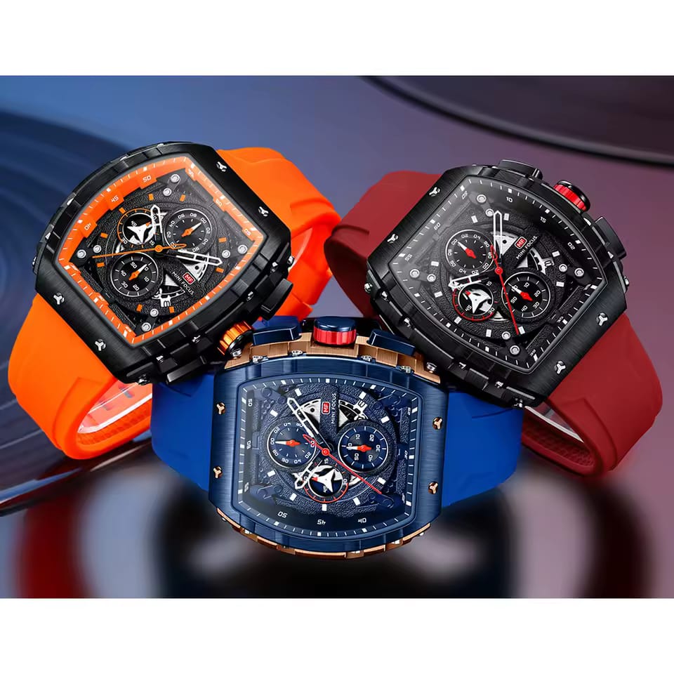 Mini Focus Chronograph Square Dial Watch