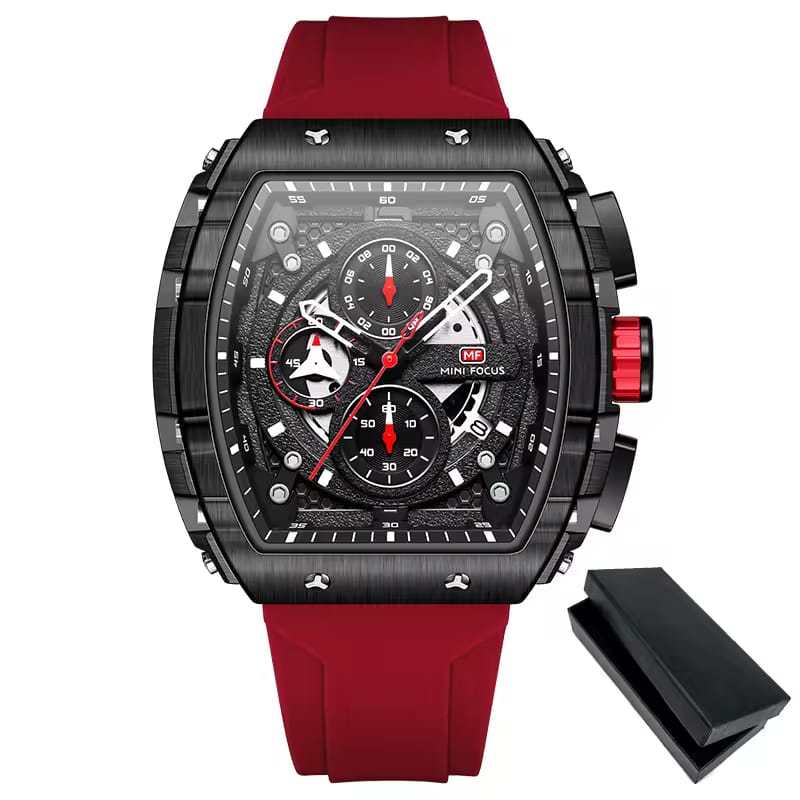 Mini Focus Chronograph Square Dial Watch