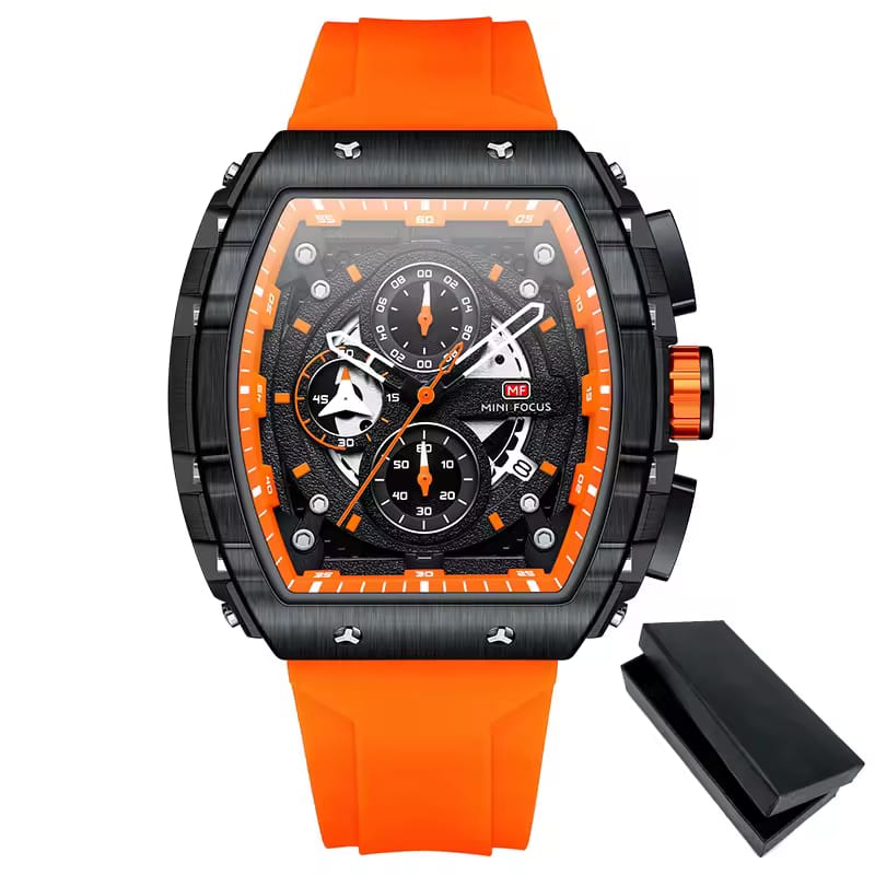 Mini Focus Chronograph Square Dial Watch