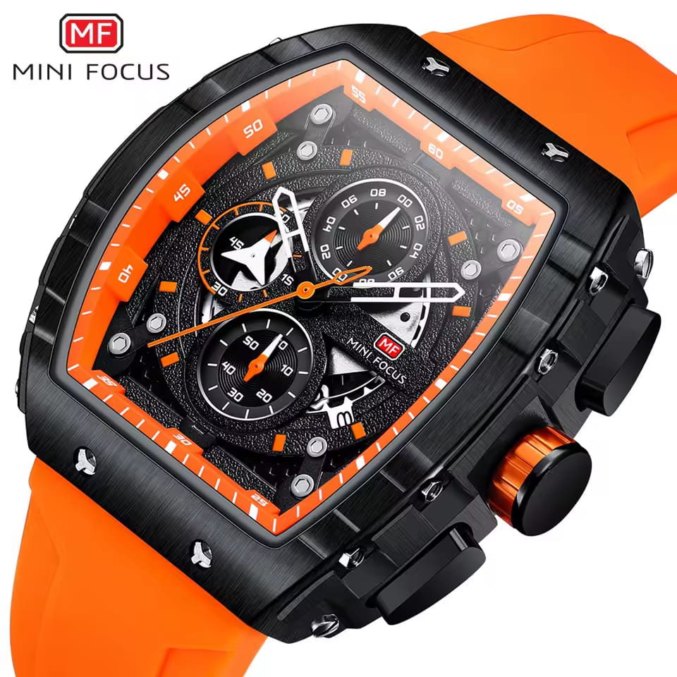 Mini Focus Chronograph Square Dial Watch