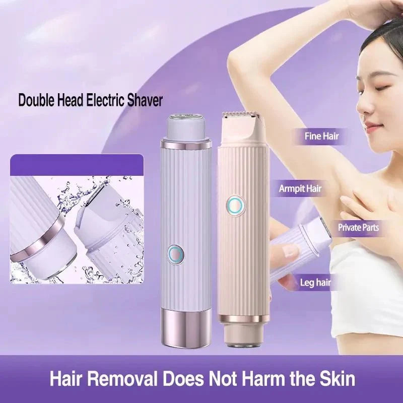 Double Head Electric Shaver - Wet & Dry