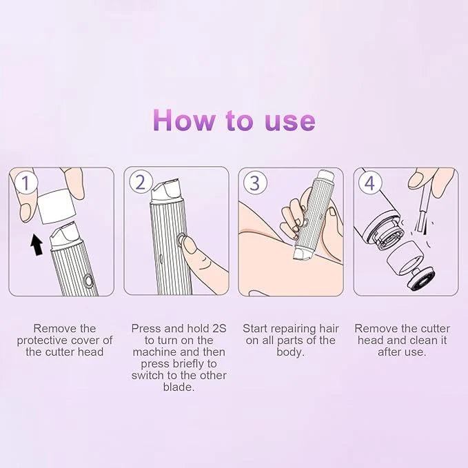Double Head Electric Shaver - Wet & Dry