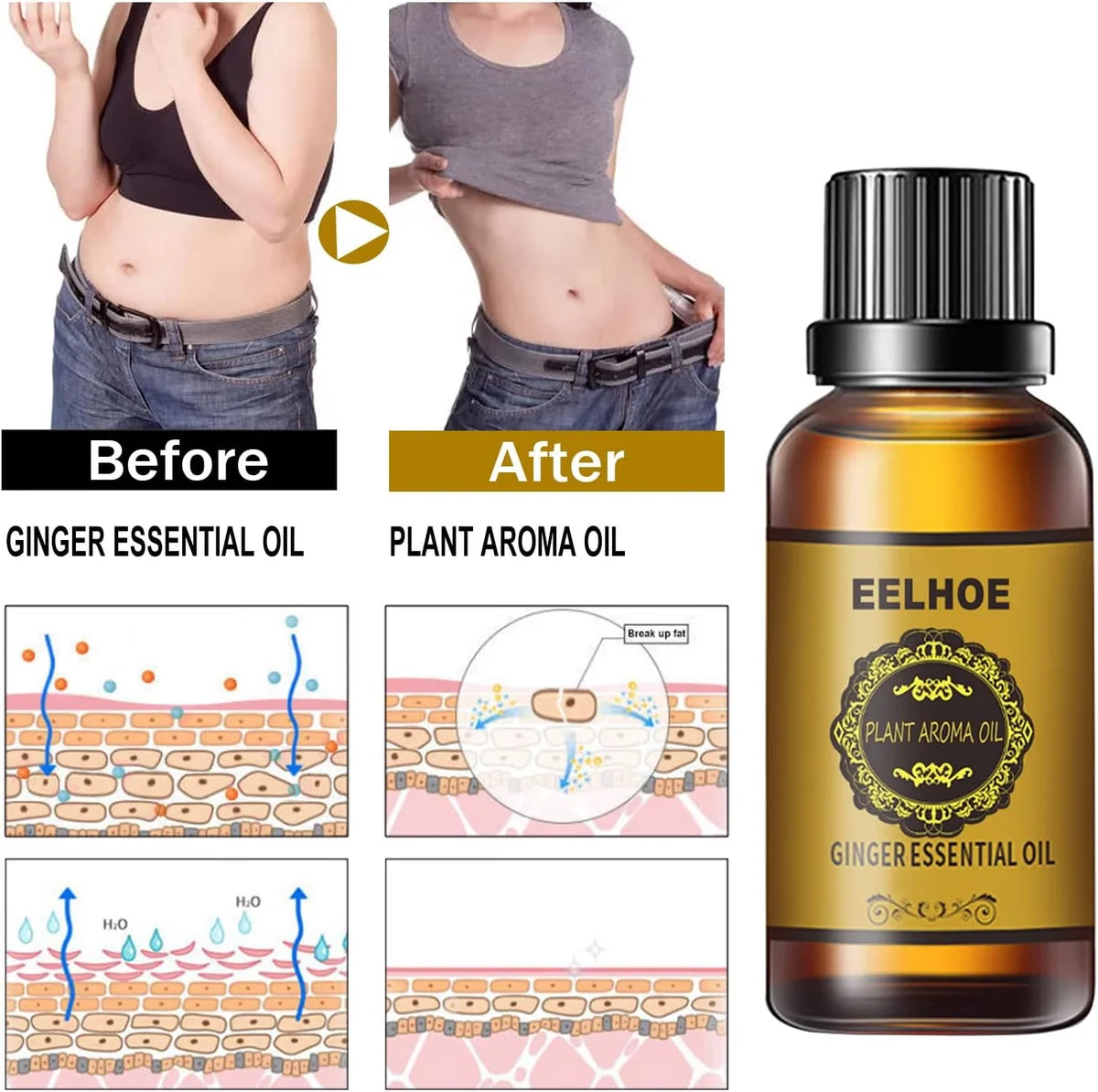 EELHOE Ginger Essential Oil (30ml)