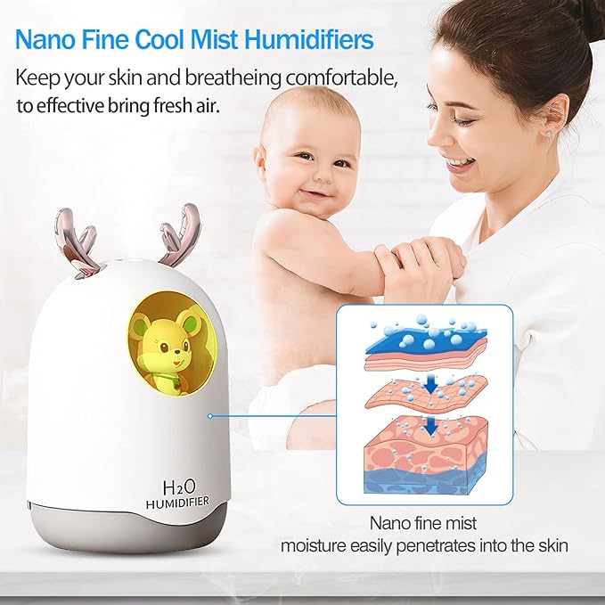 H2O Deer Antler LED Mini Humidifier